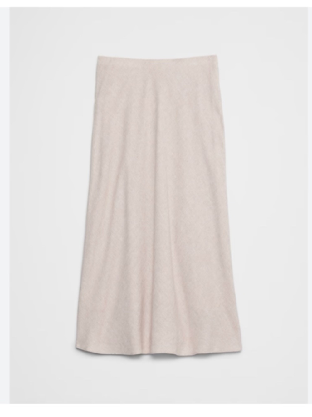 NWT Banana Republic Linen Blend Midi Skirt in Flax Size M - Picture 10 of 11
